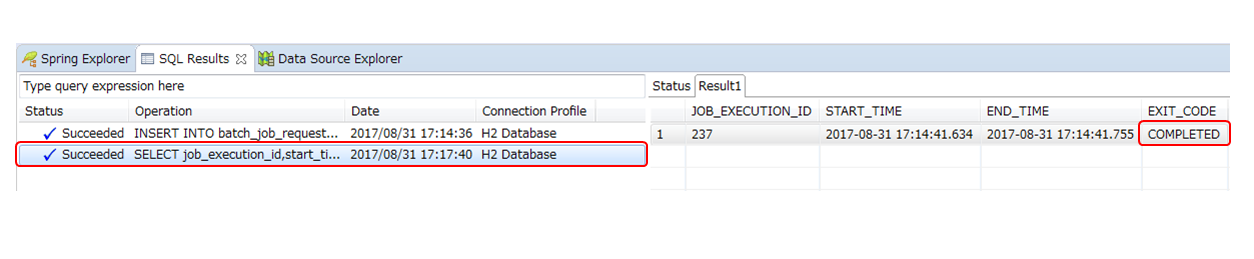 SQL Results View