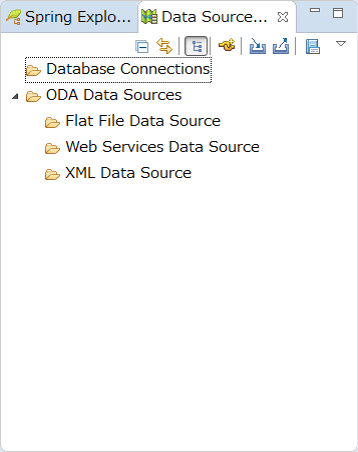 Data Source Explorer View